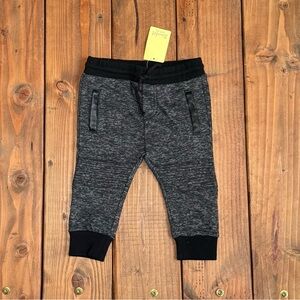Bardot Charcoal Kids Joggers with Black Accents 9-12 Months